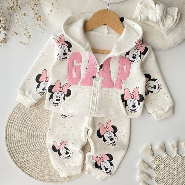 GAP Yazılı Kapşonlu Eşofman Takımı