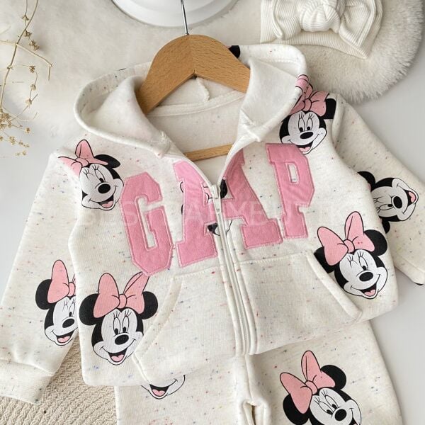 GAP Yazılı Kapşonlu Eşofman Takımı