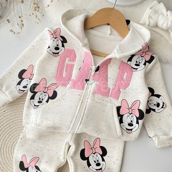 GAP Yazılı Kapşonlu Eşofman Takımı