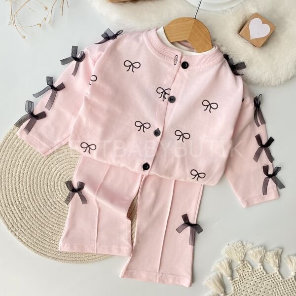 Kurdaleli İspanyol Paça 3’lü Eşofman Takımı