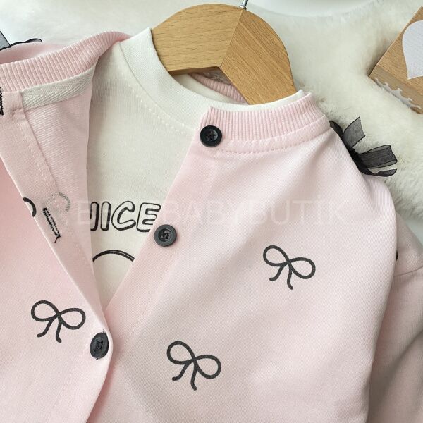 Kurdaleli İspanyol Paça 3’lü Eşofman Takımı