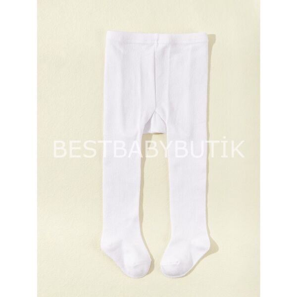 Mevsimlik Beyaz Külotluçorap 18-24 AY