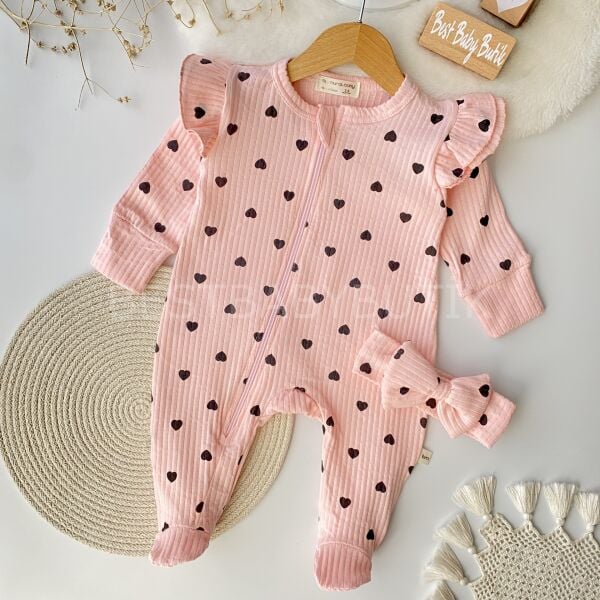 Lovely Kalpli Önden Fermuarlı Bandanalı Tulum