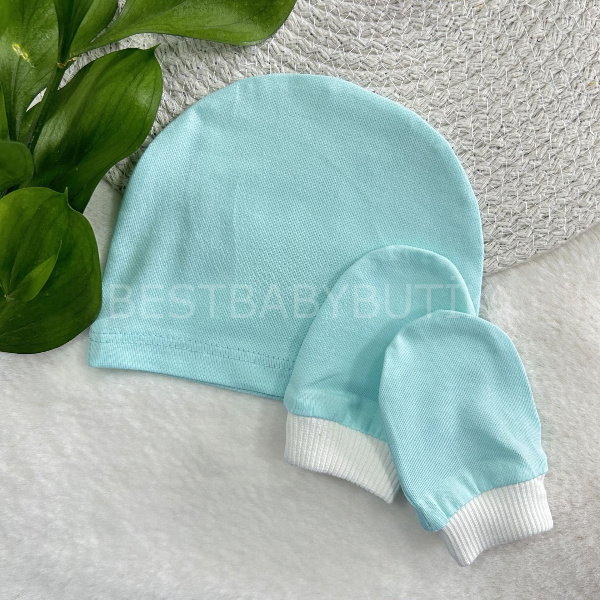 BEBEK ŞAPKA VE ELDİVEN SETİ