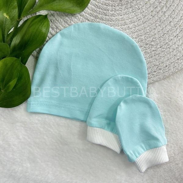 BEBEK ŞAPKA VE ELDİVEN SETİ