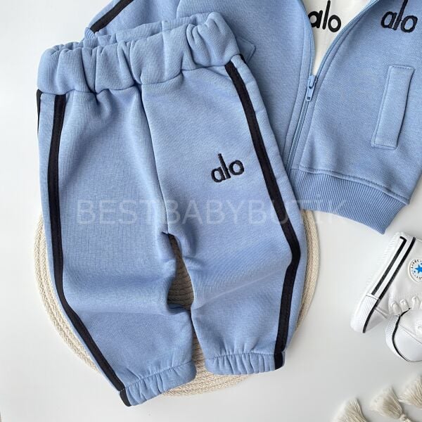 ALO Baskılı Spor Tarz Şardonlu 3’Lü Eşofman Takımı