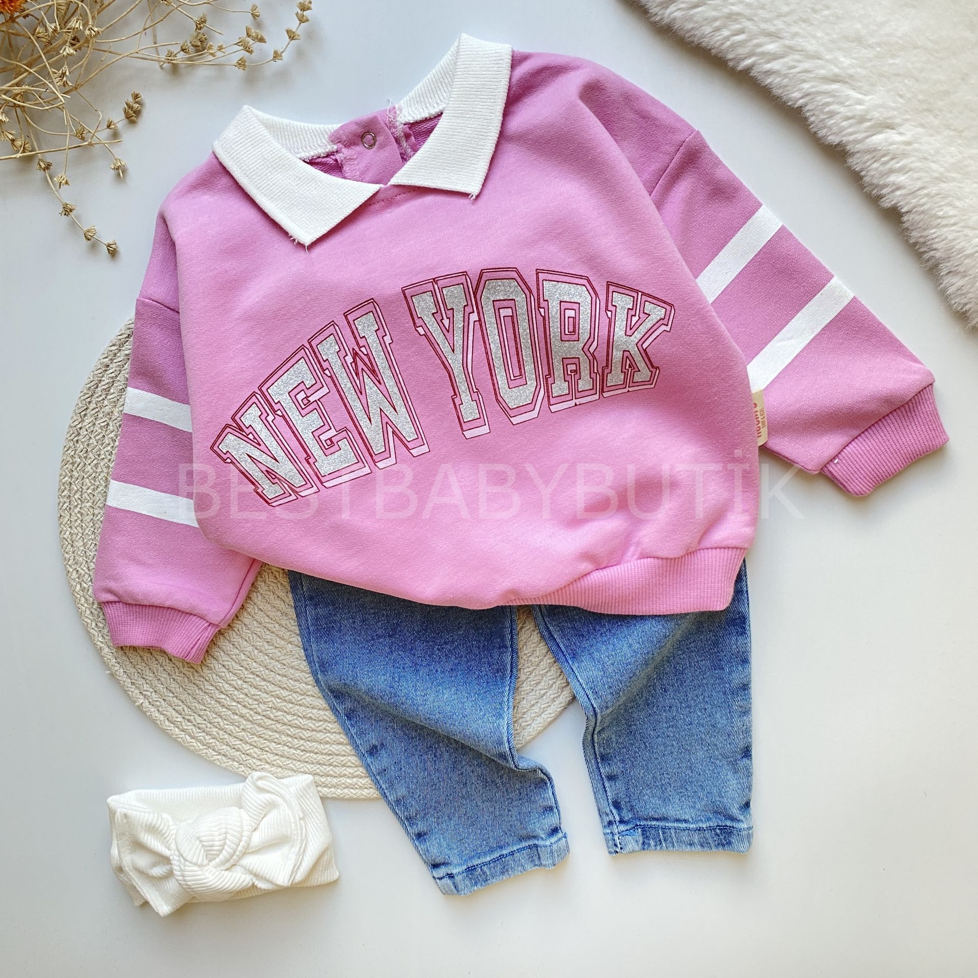 NEW YORK KOLEJ POLO YAKA KOT PANTOLONLU 2’Lİ TAKIM