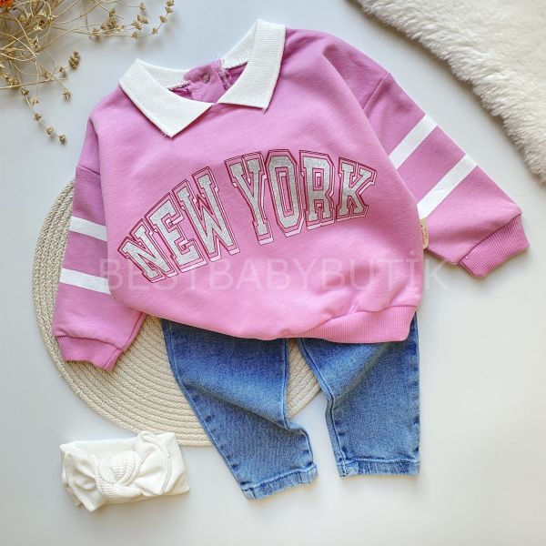 NEW YORK KOLEJ POLO YAKA KOT PANTOLONLU 2’Lİ TAKIM