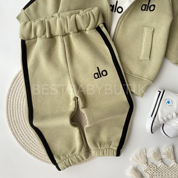 ALO Baskılı Spor Tarz Şardonlu 3’Lü Eşofman Takımı