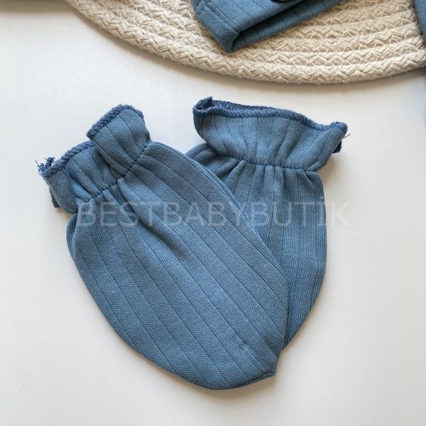 NATUREL SOFT BİYELİ  FİTİLLİ 5 PARÇA HASTANE ÇIKIŞI SETİ