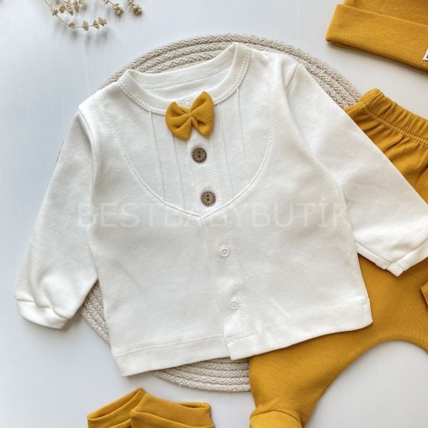 NATUREL SOFT PAPYONLU  5 PARÇA HASTANE ÇIKIŞI SETİ