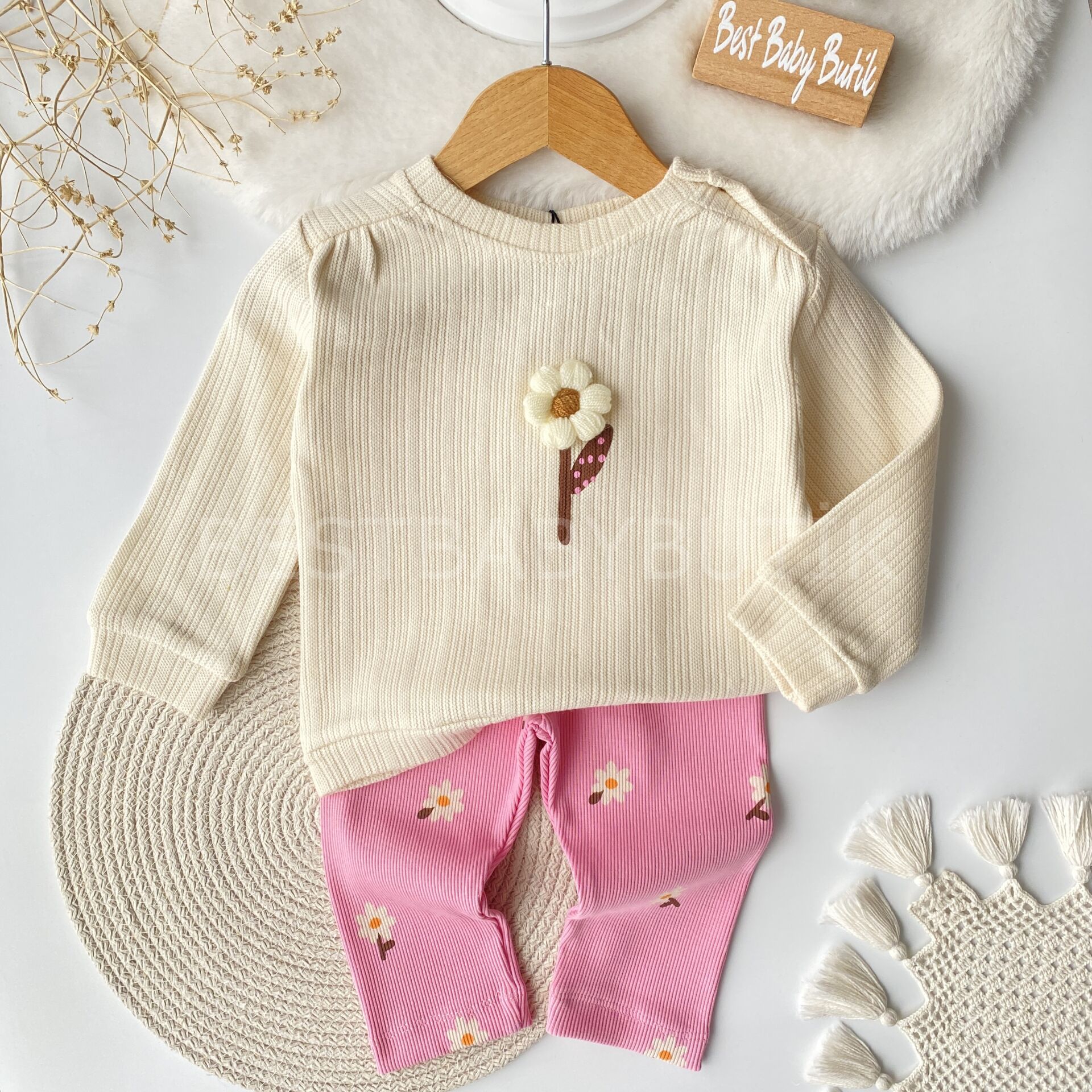 Premium Papatya Detaylı Takım 2-3 YAŞ