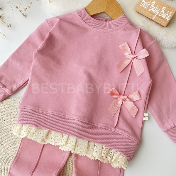 Kurdale Ve Dantel Fırfırlı İspanyol 2’Li Takım