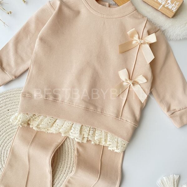 Kurdale Ve Dantel Fırfırlı İspanyol 2’Li Takım