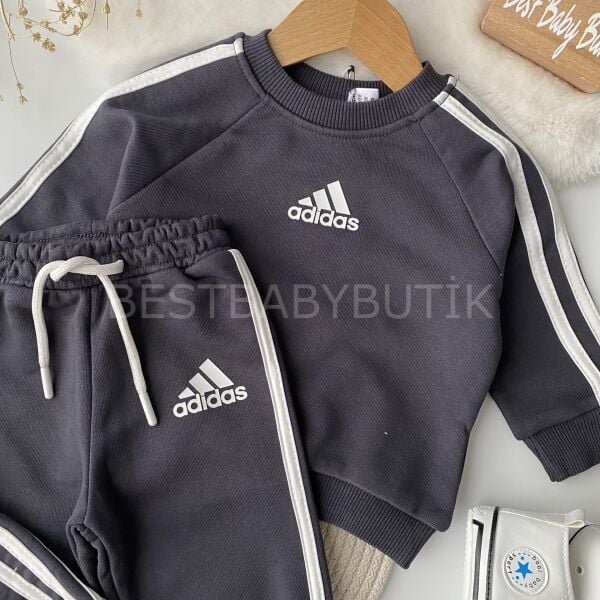 ADİDAS YAZI BASKILI A KALİTE EŞOFMAN TAKIMI