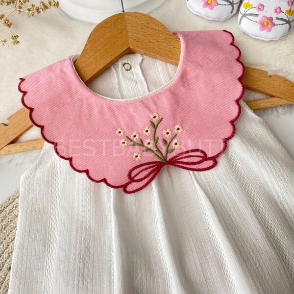 Meyra Çiçek Buketi Yaka Detaylı Şortlu 2’li Takım 18-24 AY