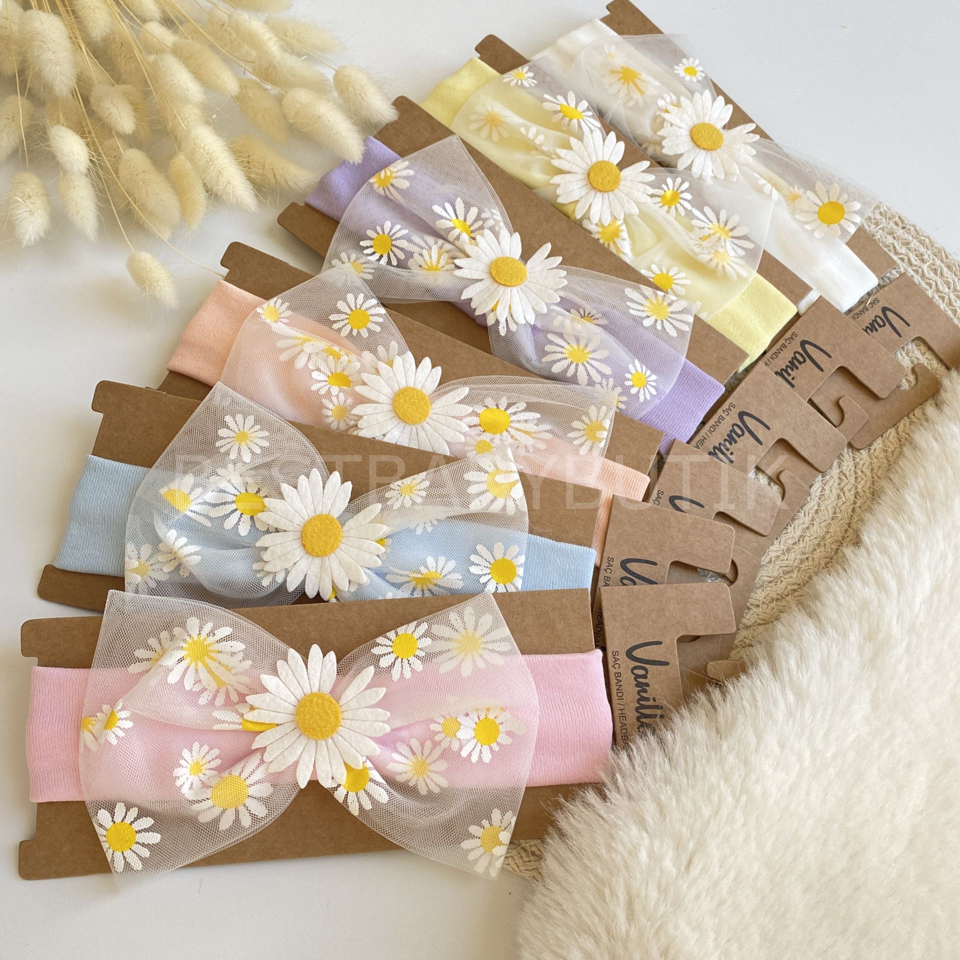 PAPATYA DETAYLI BANDANA (ADET)
