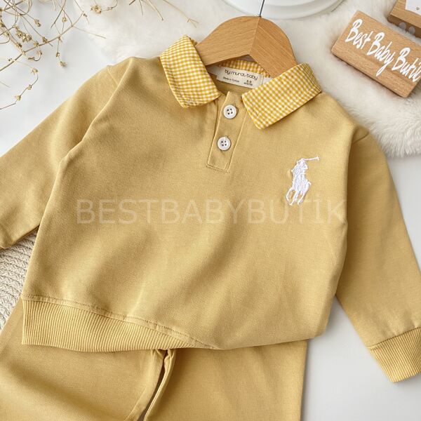 USPA Nakışlı Polo Yaka 2’li Takım 6-9 AY