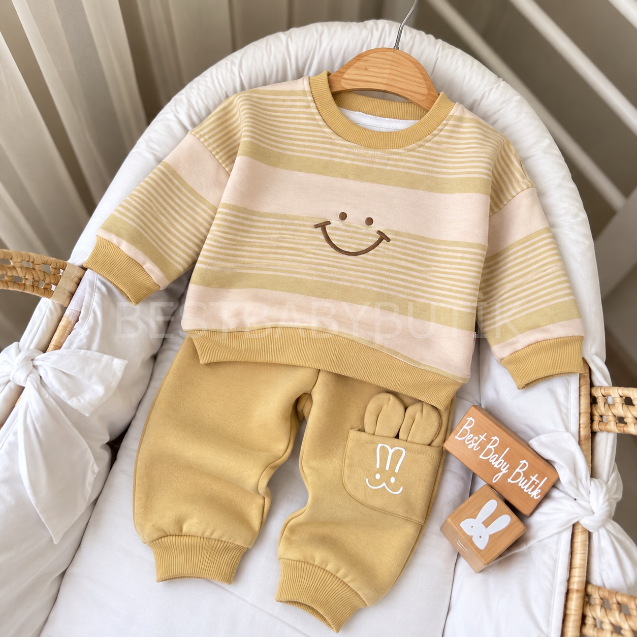 Smile Çizgili Şardonlu 2Li Takım 18-24 AY