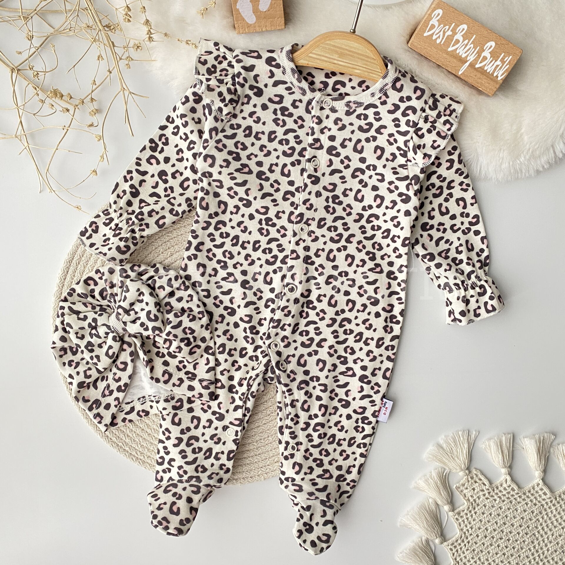 Leopar Desenli Tulum Ve Beresi