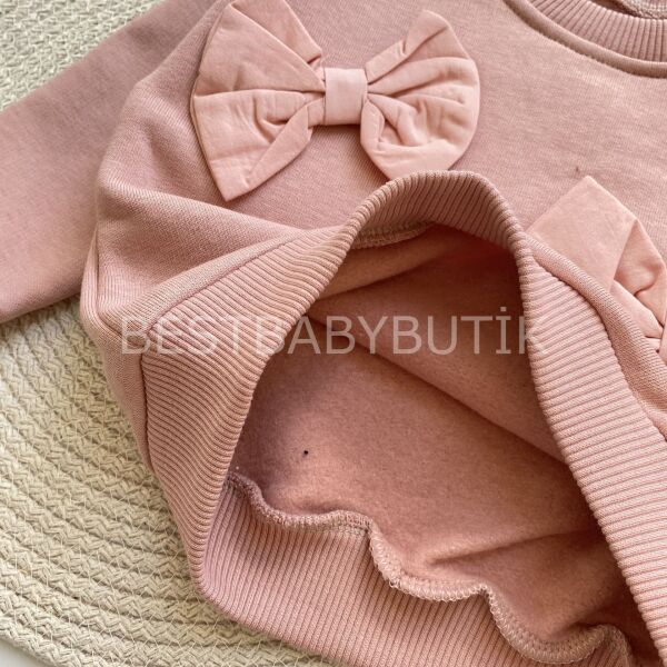 KURDALE DETAYLI ŞARDONLU DERİ PANTOLONLU 2’Lİ TAKIM