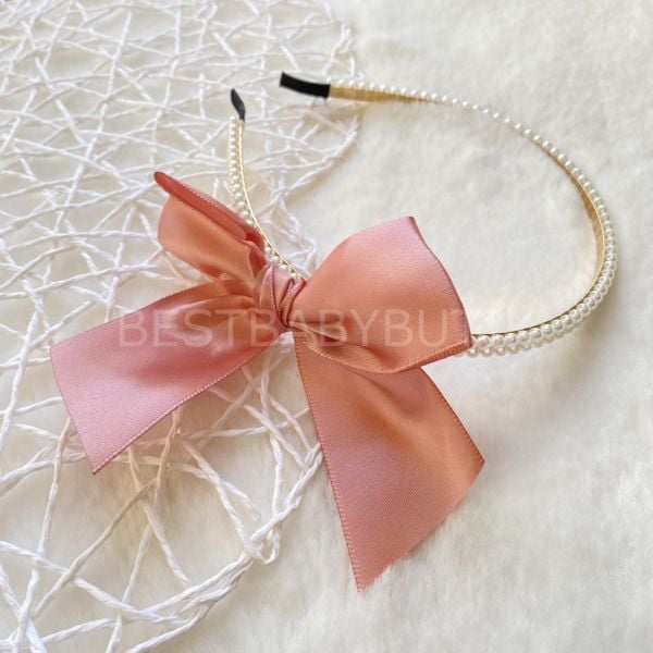 PEMBE FİYONK İNCİLİ TAÇ (ANNE,LOHUSA,MEVLÜT)