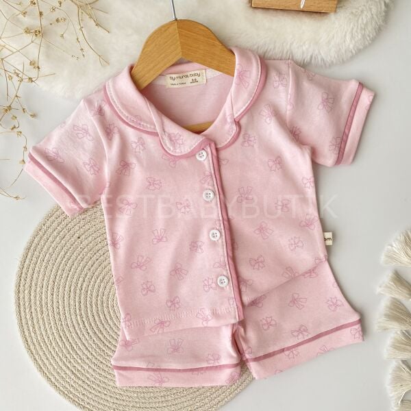 Kurdale Desenli Pamuklu Pijama Takımı 18-24 AY