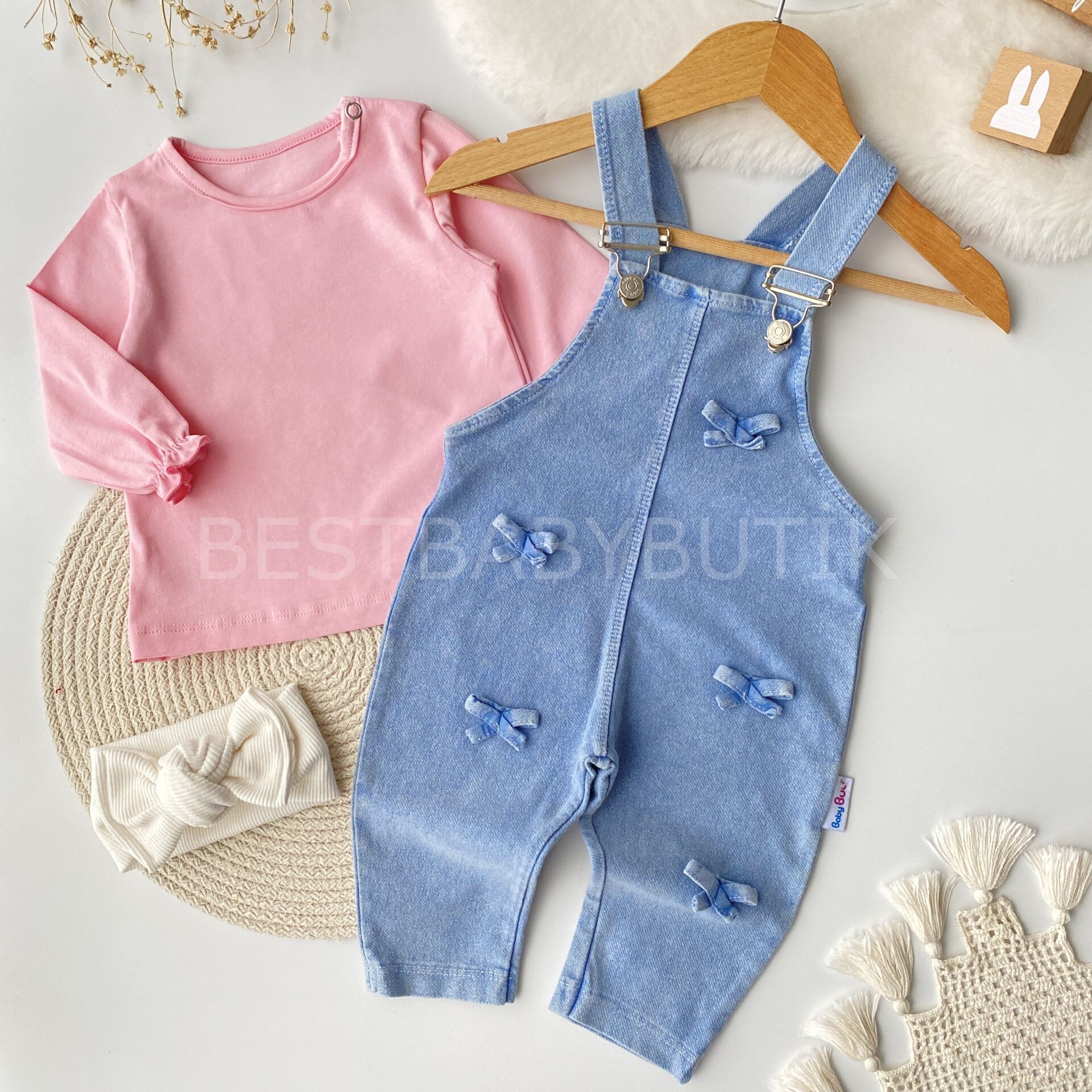 Minik Kurdaleli Badili Kot Salopet Takımı