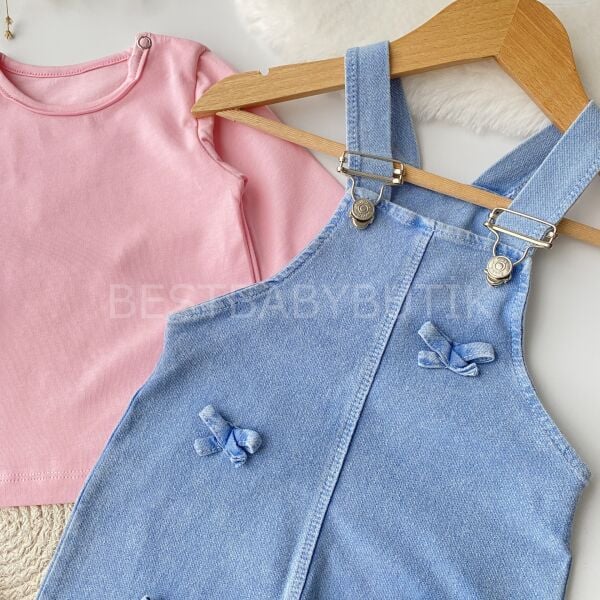 Minik Kurdaleli Badili Kot Salopet Takımı