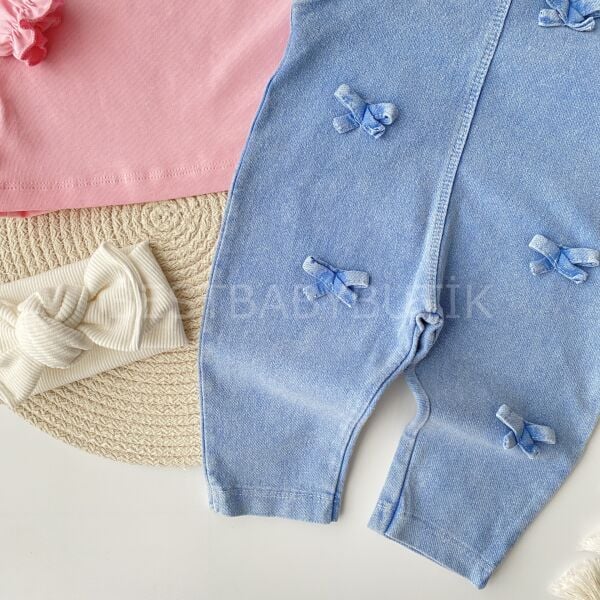 Minik Kurdaleli Badili Kot Salopet Takımı