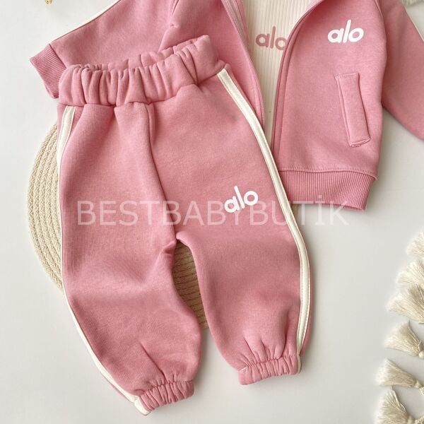 ALO Baskılı Spor Tarz 3’Lü Eşofman Takımı (MEVSİMLİK)