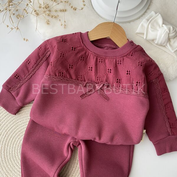 Fisto Ve Kurdaleli Oversize Şardonlu 2’Li Takım