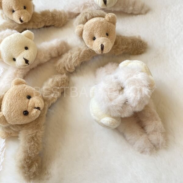 PELUŞ AYICIKLI MANDAL TOKA (ANNE VE ÇOCUK İÇİN) 11CM