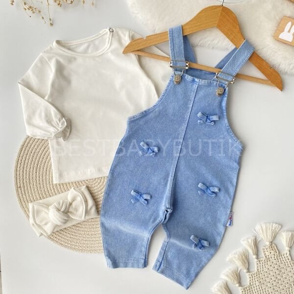 Minik Kurdaleli Badili Kot Salopet Takımı