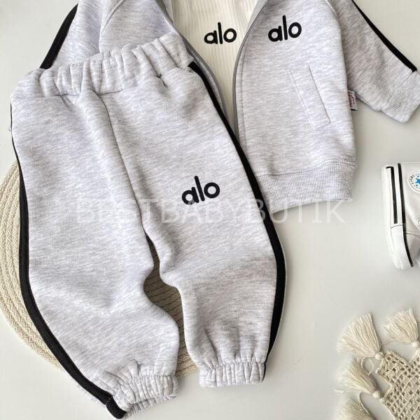 ALO Baskılı Spor Tarz 3’Lü Eşofman Takımı (MEVSİMLİK)