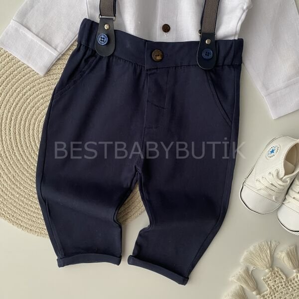 Edwırd Papyon Ve Askılı Pantolonlu 2’Li Takım