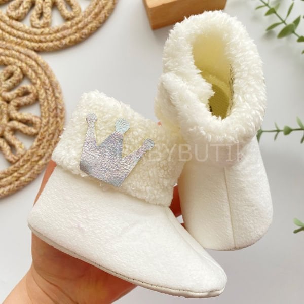 PELUŞ DETAYLI EV AYAKKABISI