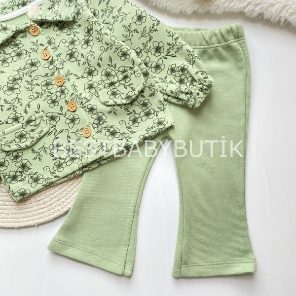 FLORA GÖMLEK YAKA DETAYLI ÇİÇEKLİ 2’Lİ TAKIM