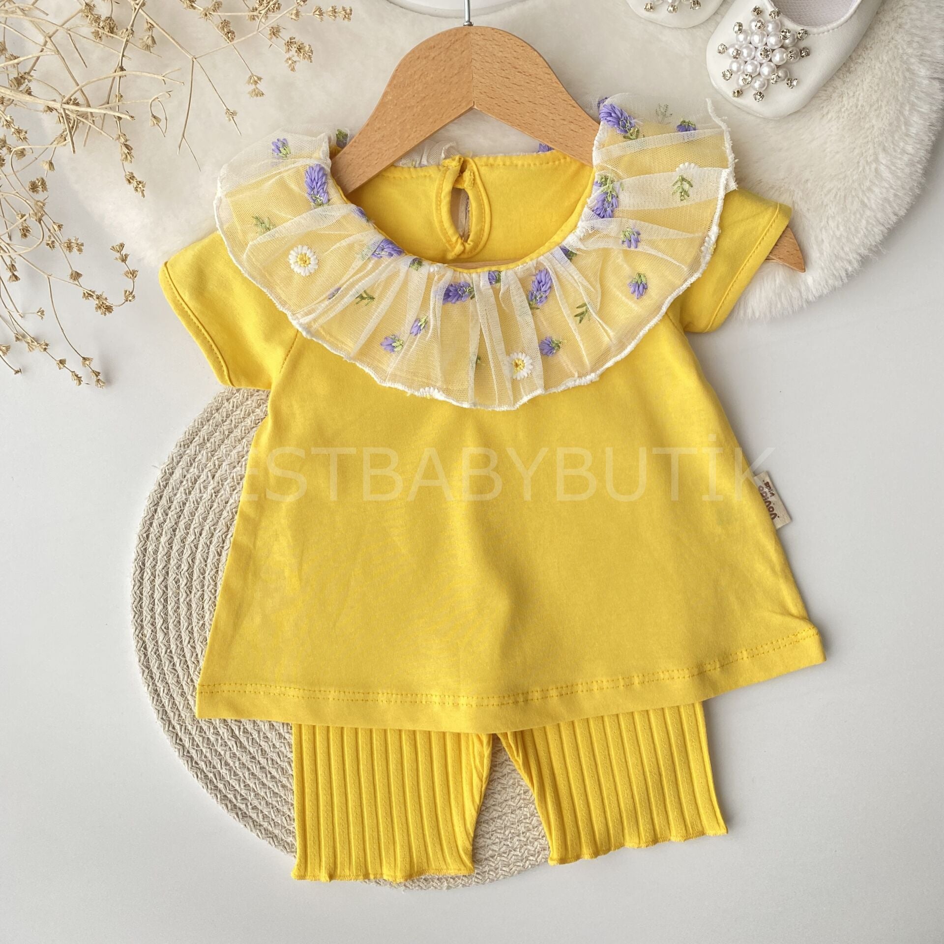 Papatya Çiçekli 2’Li Takım 9-12 AY
