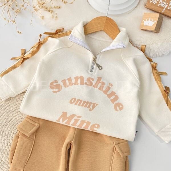 Mine Kurdaleli Fermuar Detaylı Cepli Oversize Şardonlu 2’Li Takım