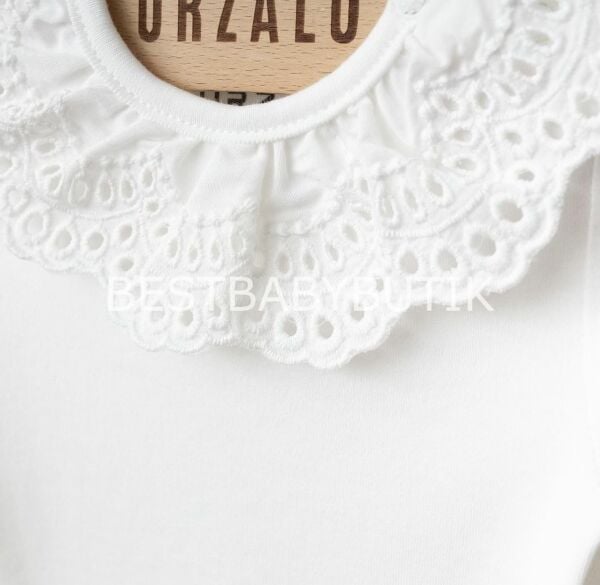 JESSİCA FIRFIRLI KURDALE DETAYLI FİSTO TİŞÖRTLÜ ELBİSE