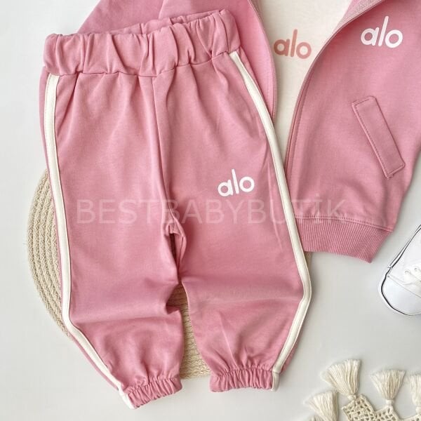 ALO Baskılı Spor Tarz Mevsimlik 3’Lü Eşofman Takımı