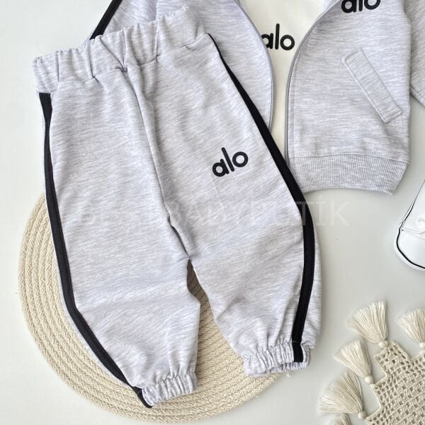 ALO Baskılı Spor Tarz Mevsimlik 3’Lü Eşofman Takımı