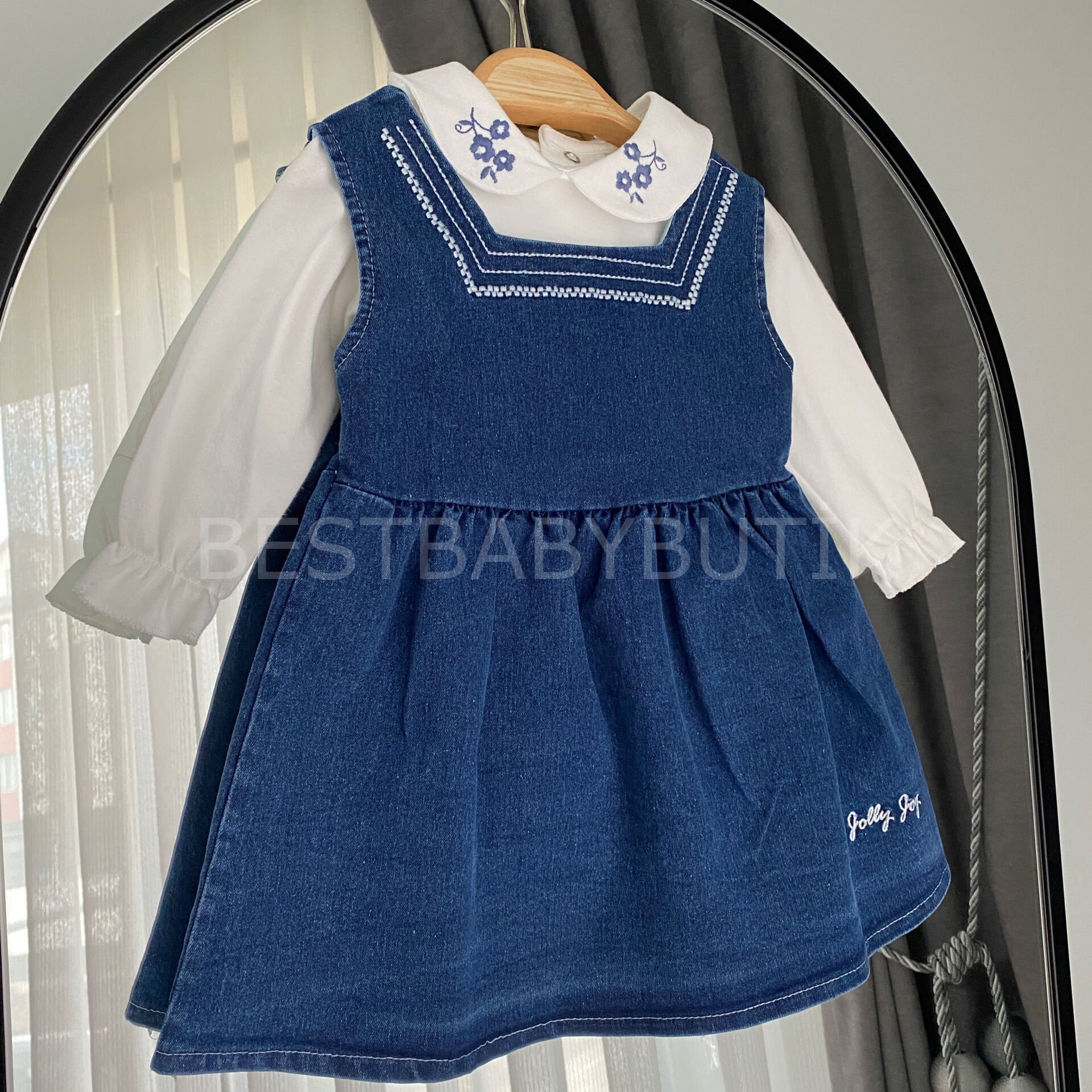 Liya Nakış Detaylı Badili Kot Jile