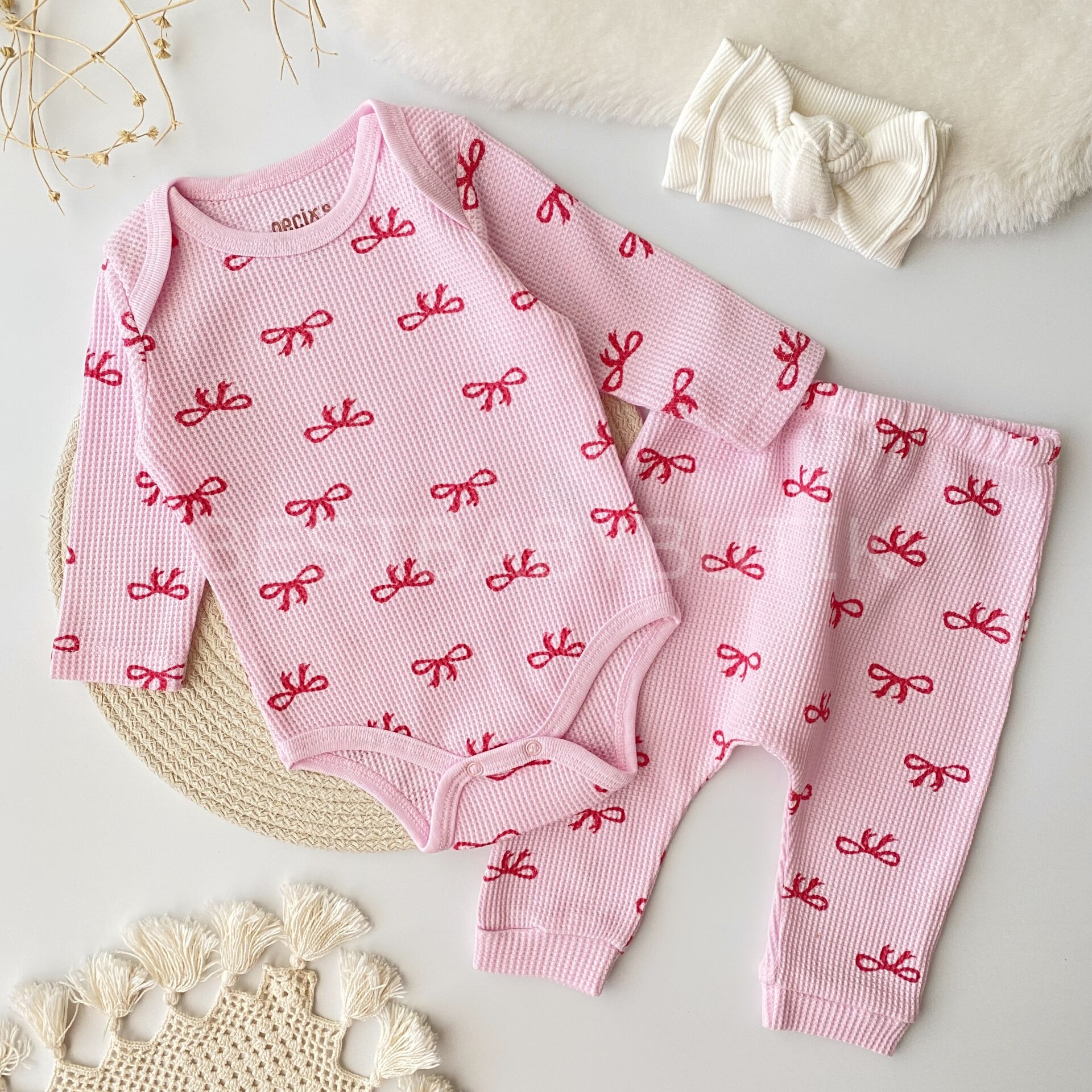 Kurdale Detaylı 2’Li Zıbın Takımı