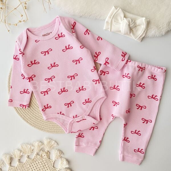 Kurdale Detaylı 2’Li Zıbın Takımı