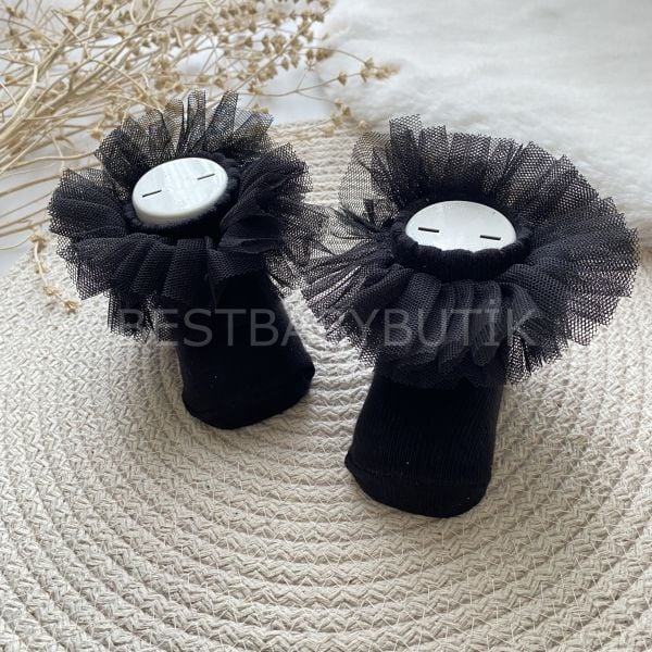 SİYAH TÜTÜ ÇORAP 0-6 AY