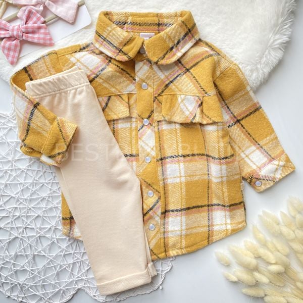 GREY PÖTİKARE BEBE YAKA GÖMLEKLİ 2’Lİ TAKIM