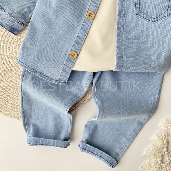 Edwırd Mini Cep Detaylı 3’Lü Kot Takım