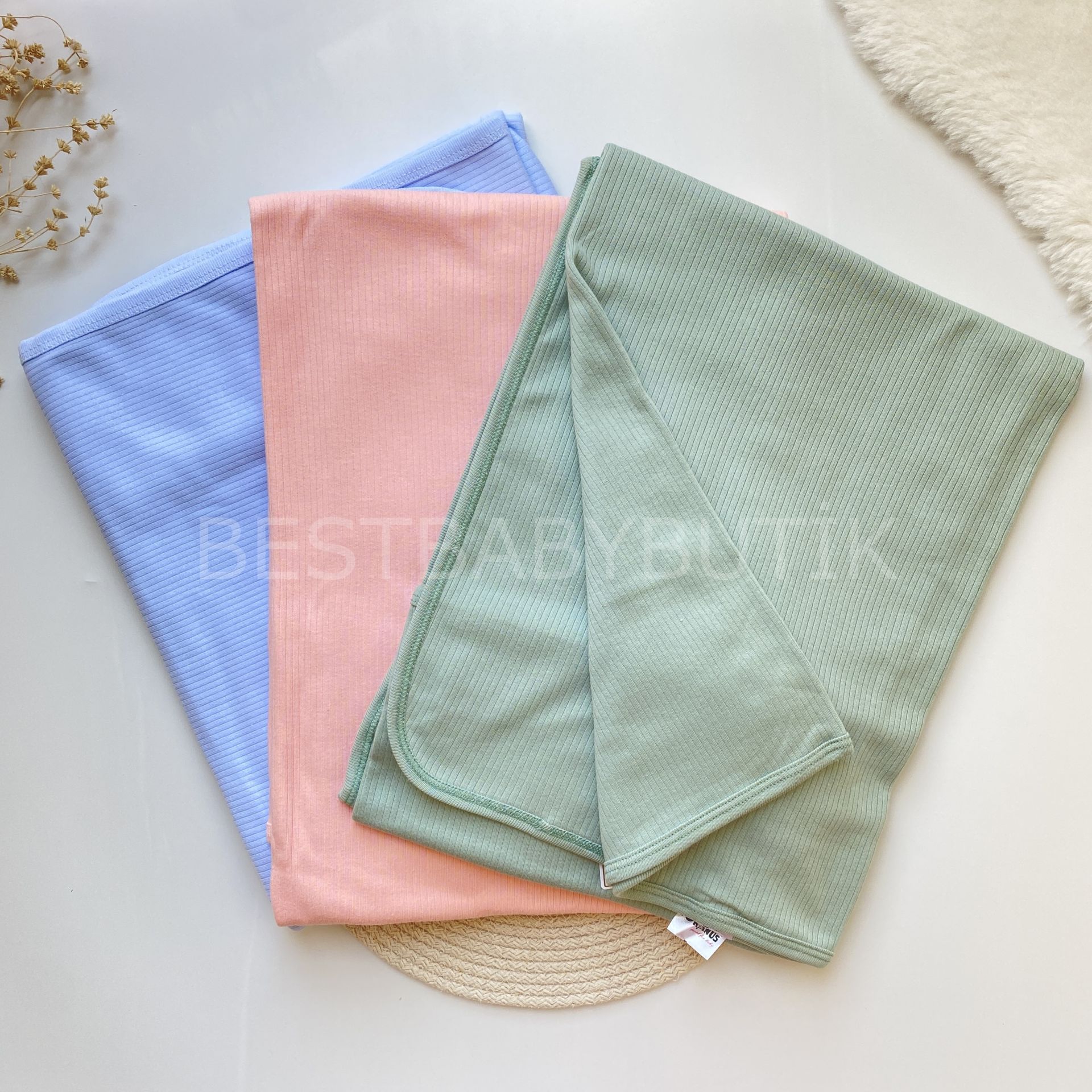 ÇİFT KATLI FİTİLLİ TEK RENK BÜYÜK BOY %100 PAMUK BATTANİYE